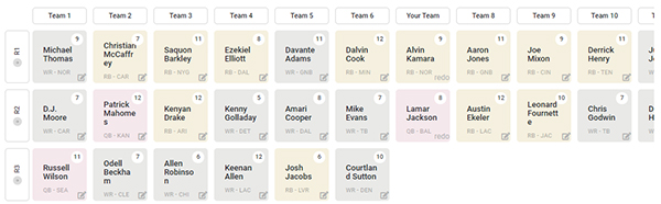 the fantasy football mock draft simulator